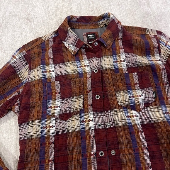Prana Mens & Womens ClothingPurchase Prana Women's Emerick Lined Flannel - Picture 3 of 8